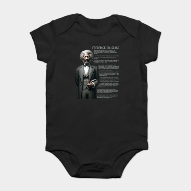 Frederick Douglass Baby Bodysuit by UrbanLifeApparel